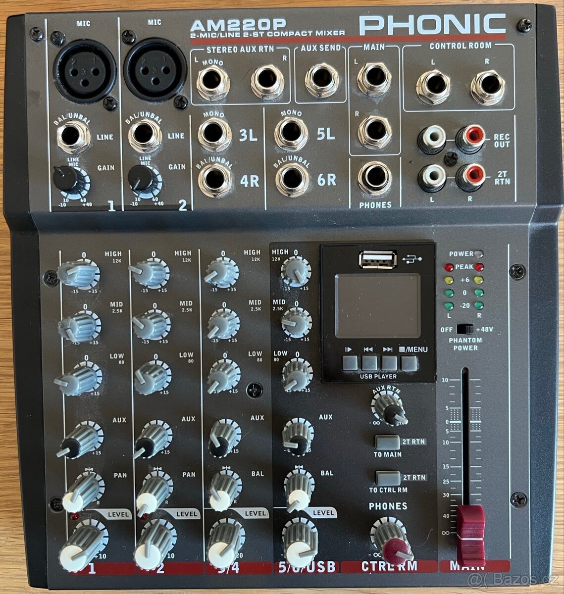 Phonic AM220P Analogový mixpult