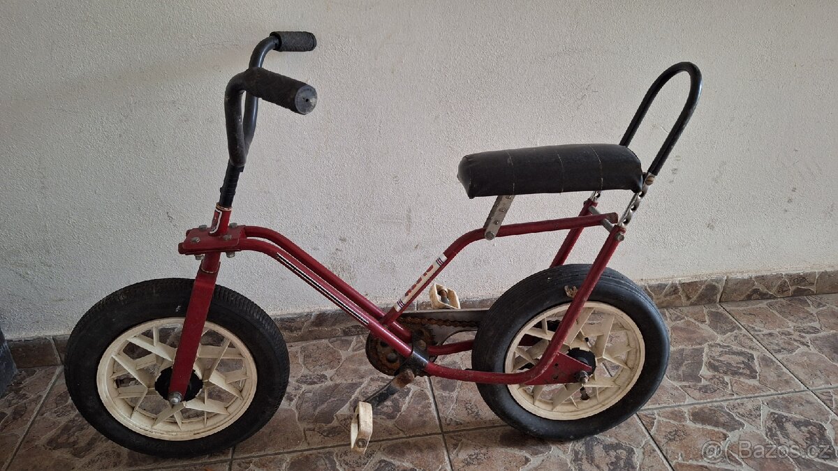 Blesk dětské kolo 90.léta retro- zachovalé samolepky