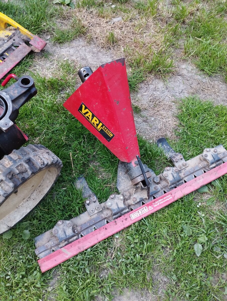 Lištová sekačka, protiběžka, převodovka Vari