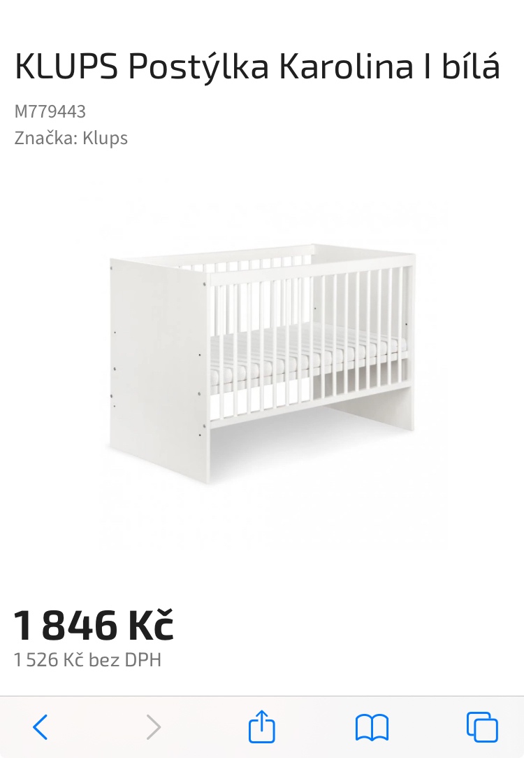 Dětská postýlka