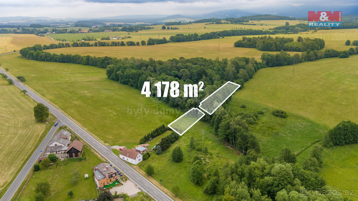 Prodej louky, 4178 m², Dětřichov