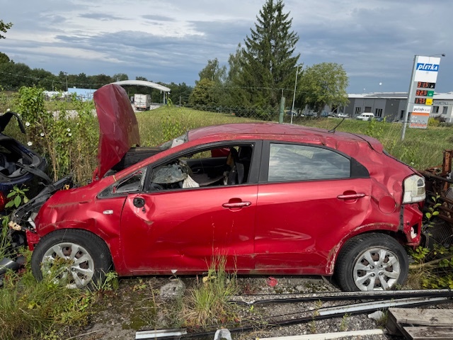 Kia Rio po havárii