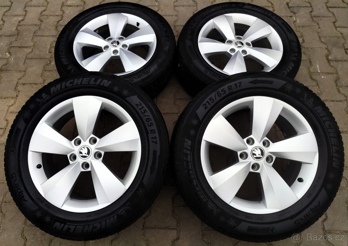 Alu kola originál Škoda Kodiaq 5x112 R17 Nanuq