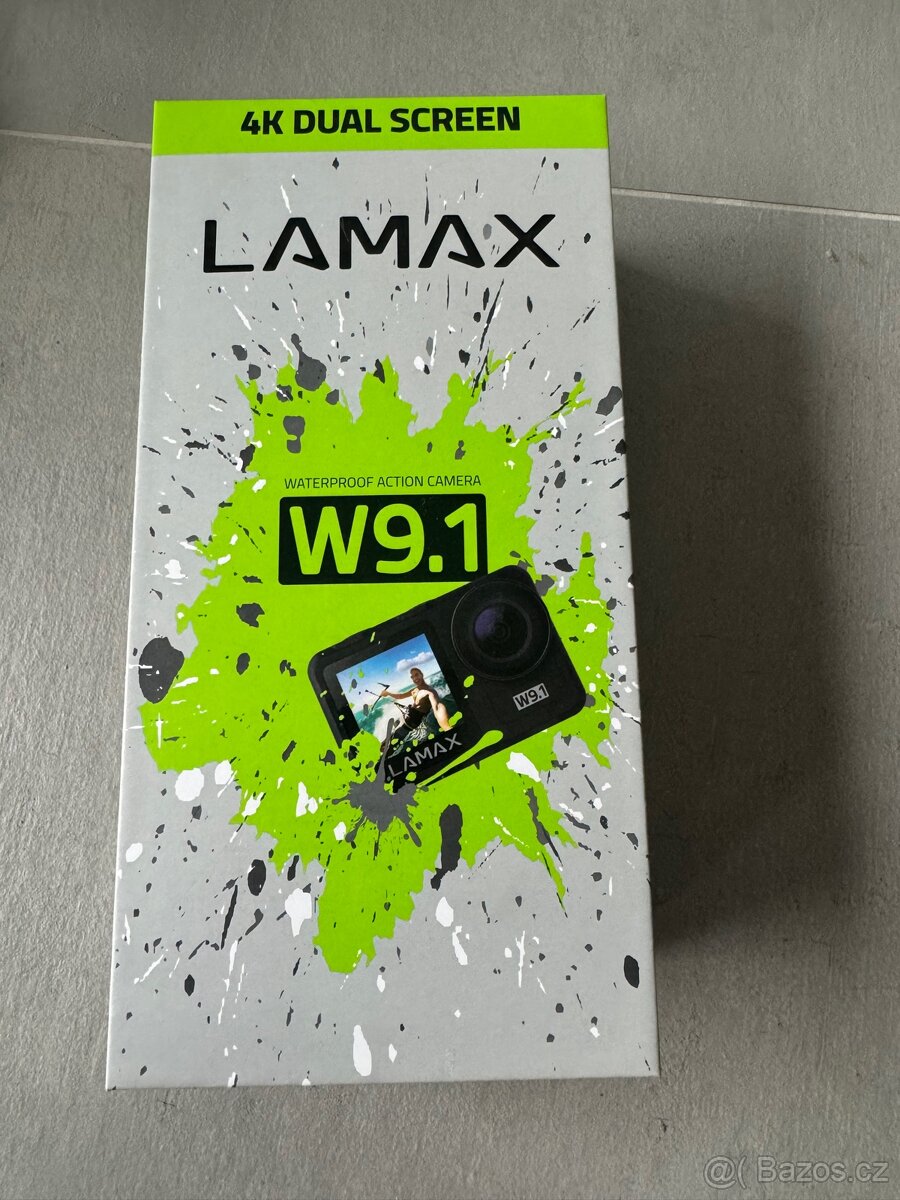 Akční kamera Lamax W9.1 NOVÁ se zárukou a příslušenstvím