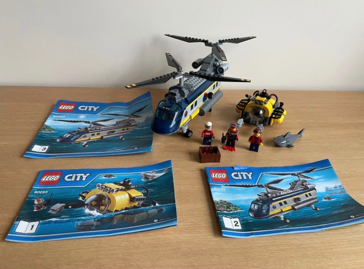 Lego city 60093 helikoptéra výzkumníků
