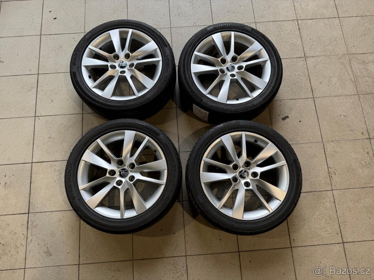Alu kola TRIUS R17 5x112 ET49 + letní pneu 225/45 R17