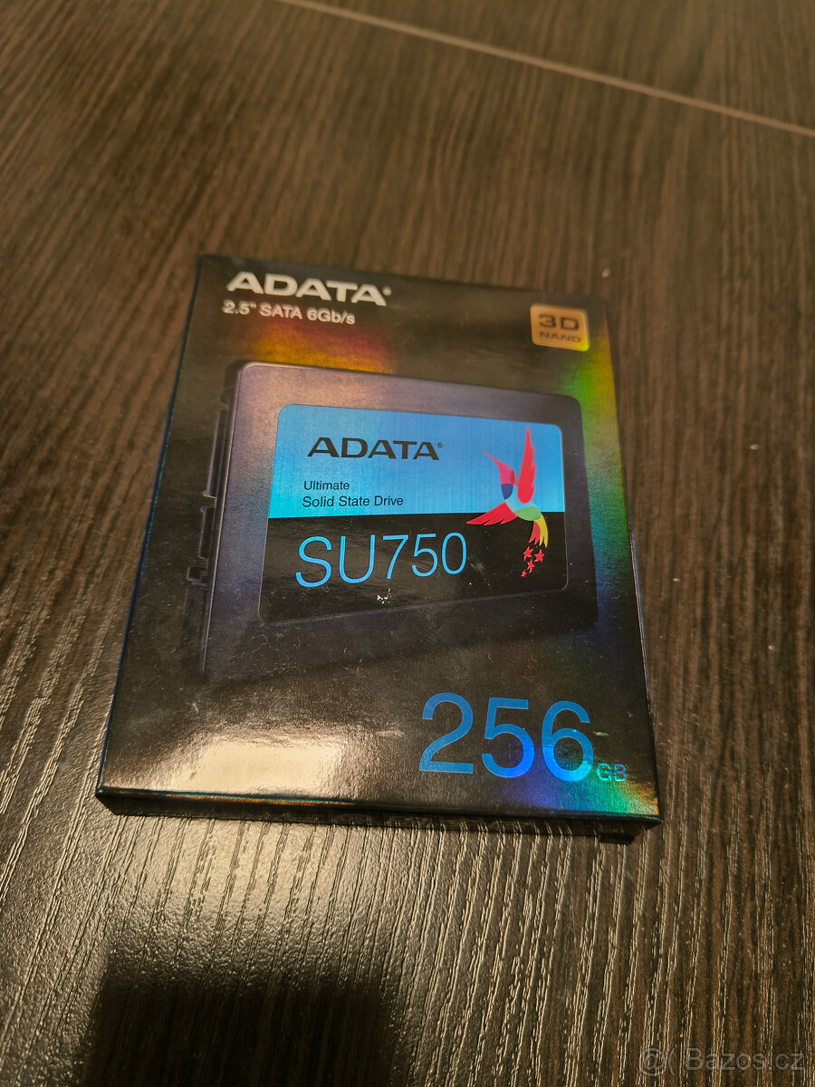 nový SSD disk ADATA SU750 256GB
