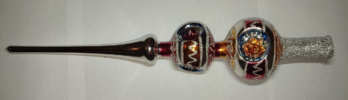 Krásná vánoční špička na stromeček