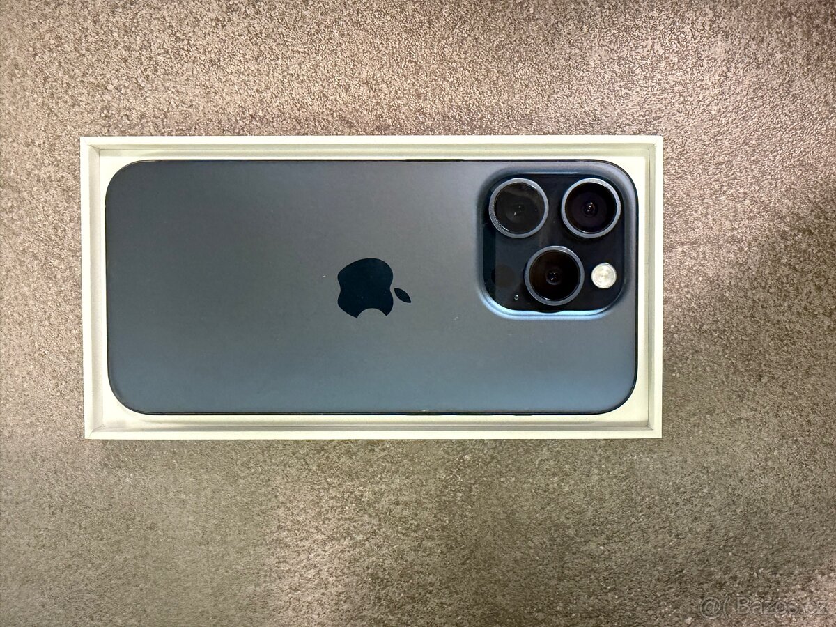 iPhone 15 Pro 128 GB modrý