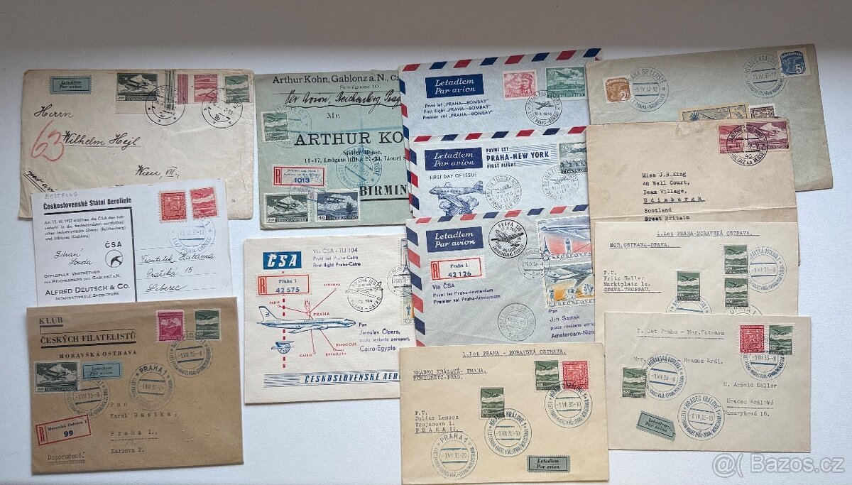 Poštovní známky - letecká pošta