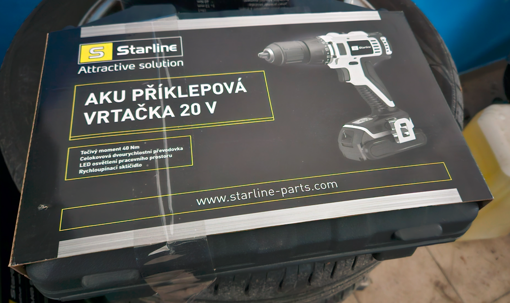 AKU příklepová vrtačka 20 V