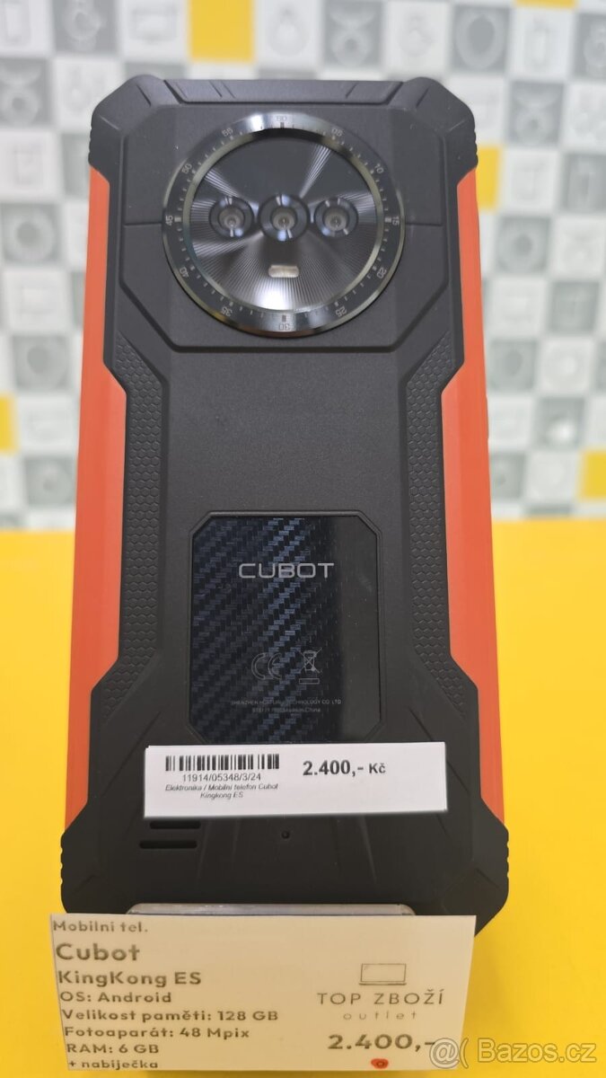 Cubot Kingkong ES, Nový, 2 roky záruka 6/128 GB