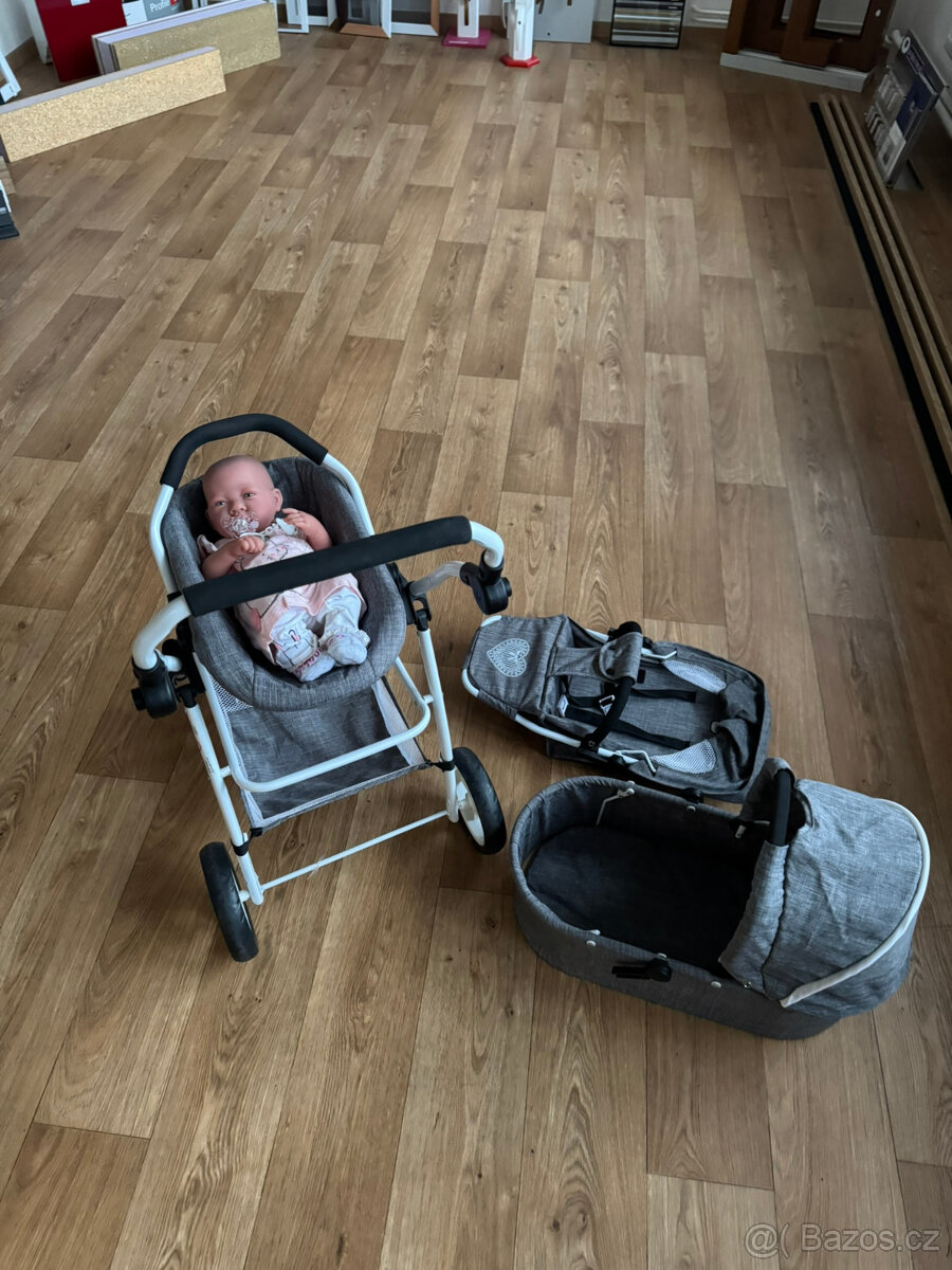 Kočárek pro panenku s BABY born a příslušenství