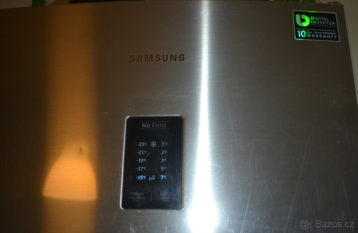 lednice Samsung RB 37 J5215SS, nerez,tř. A++, 367 l.