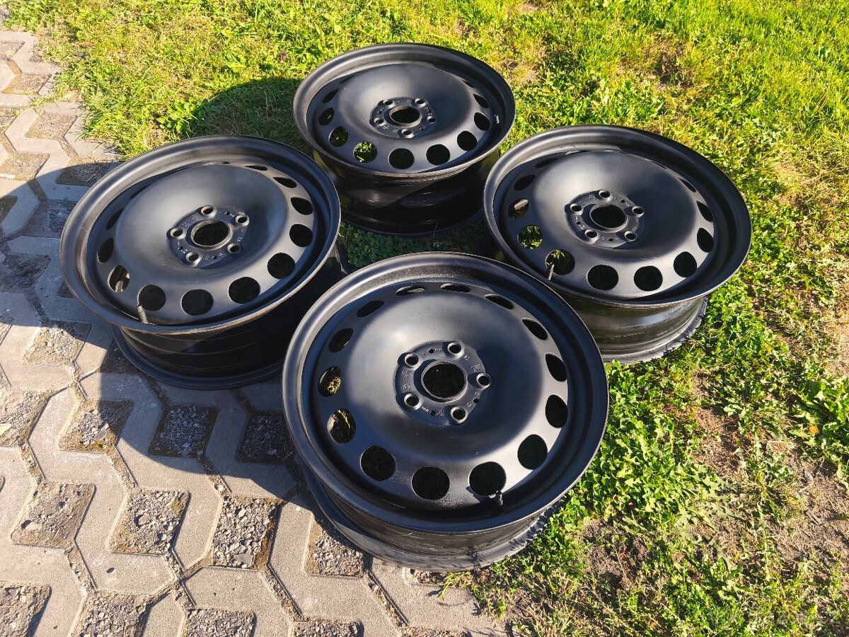 Plechové disky 5x112 R16 Škoda, VW,Seat