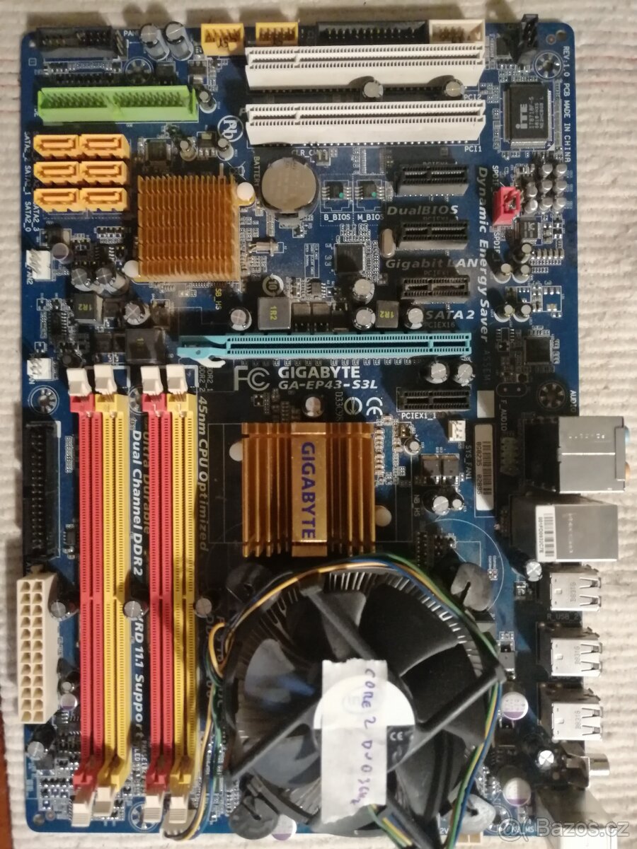 Doska Gigabyte GA-EP43-S3L