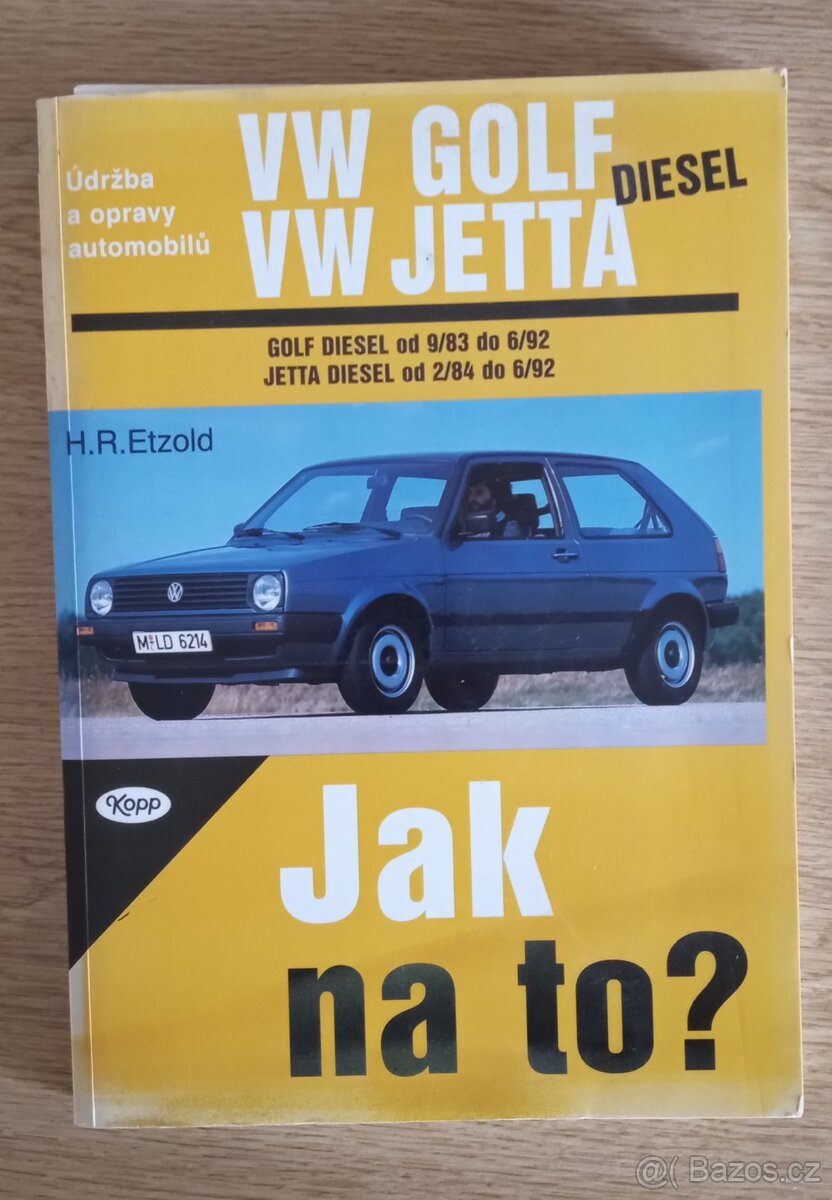 Kniha  Jak na to? VW GOLF diesel