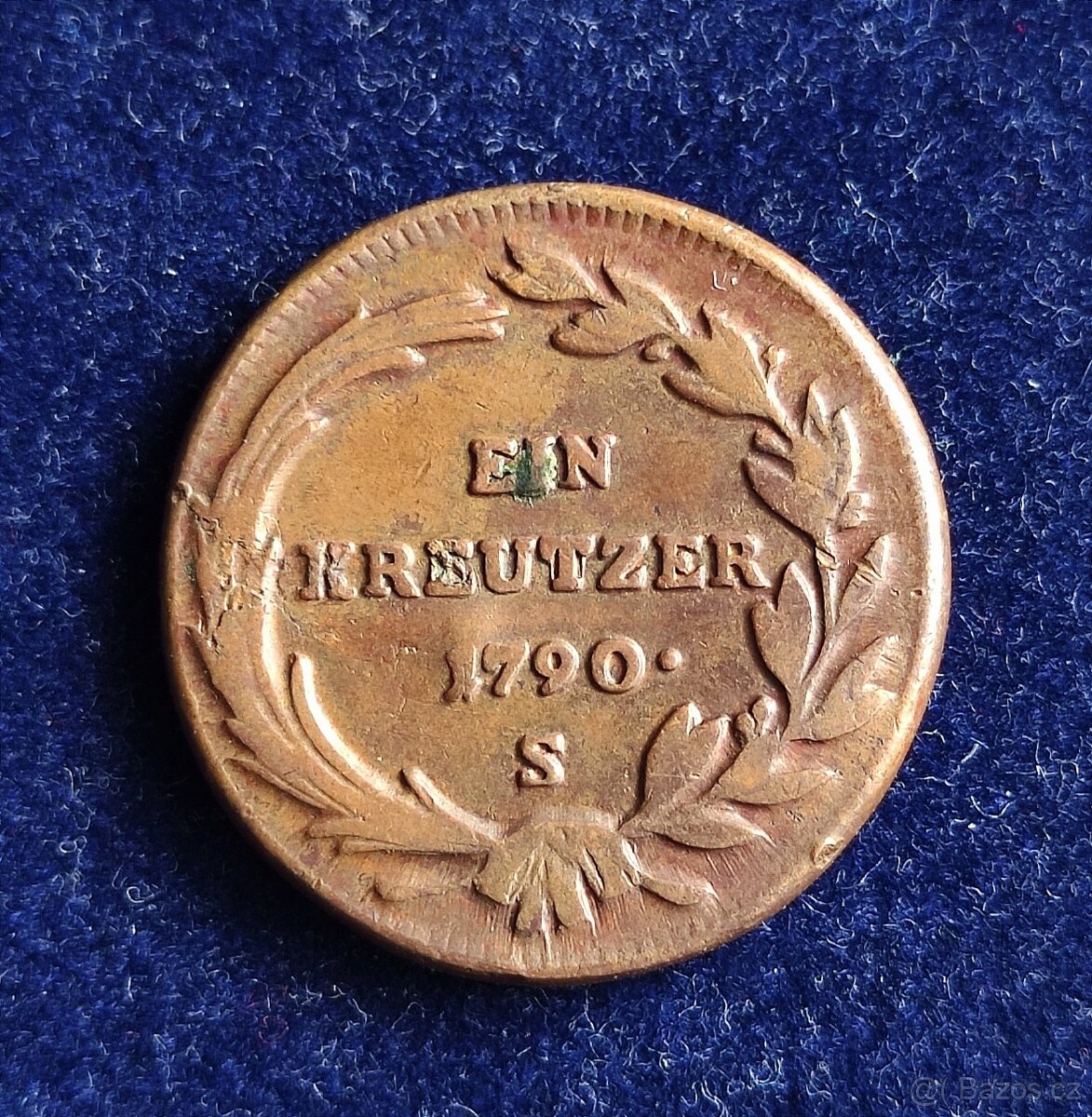 1 krejcar 1790 S Josef II