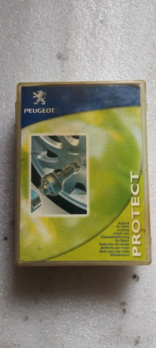 Sada bezpečnostních šroubů na peugeot