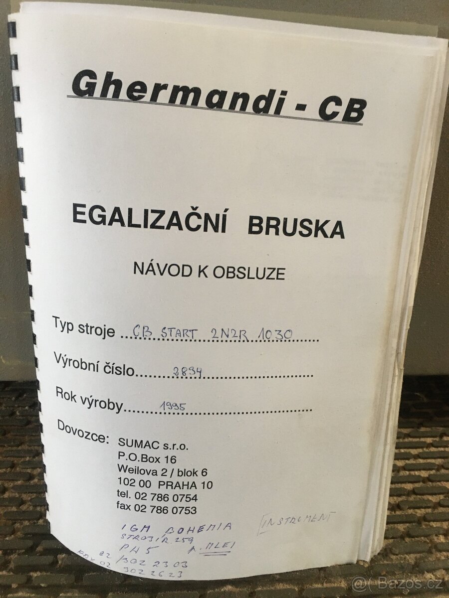 Egalizacni bruska