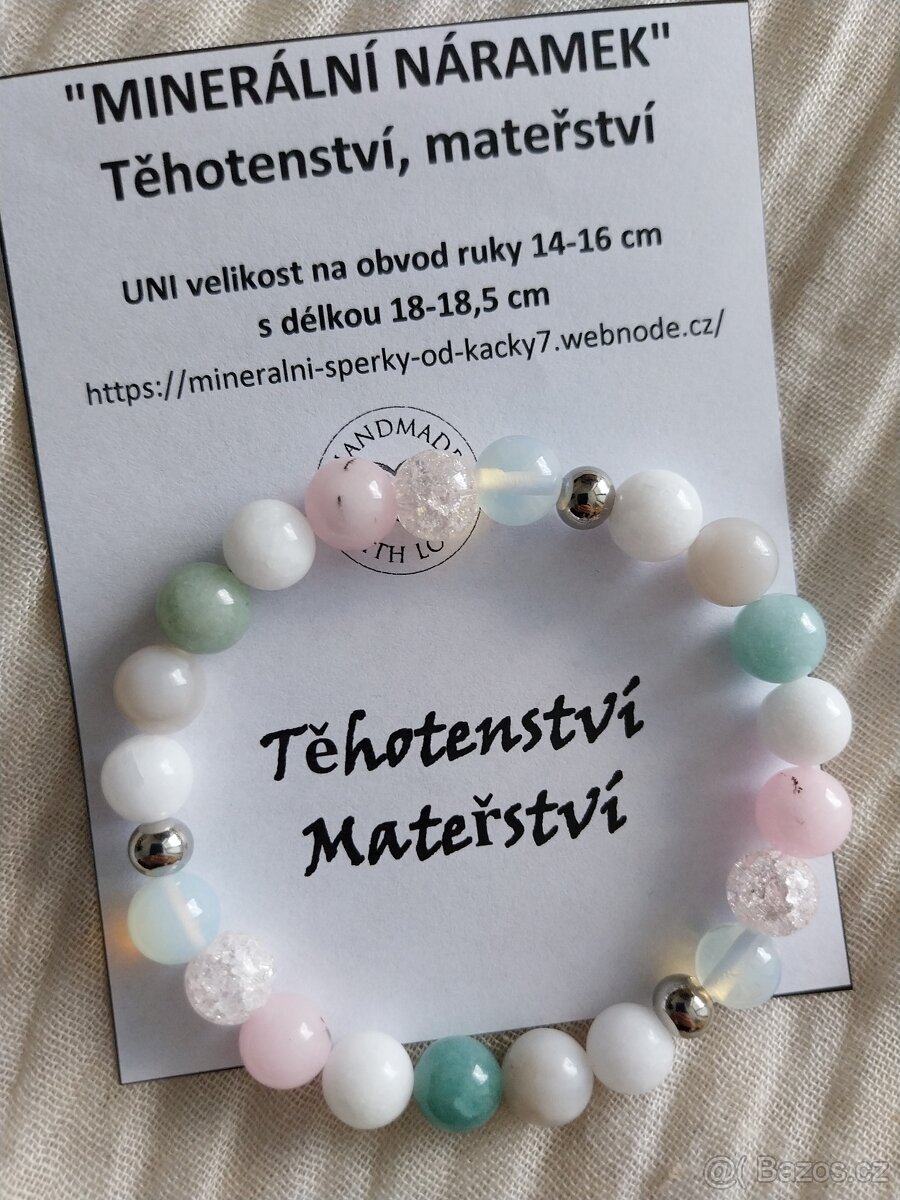 Minerální náramek "Těhotenství/Mateřství"