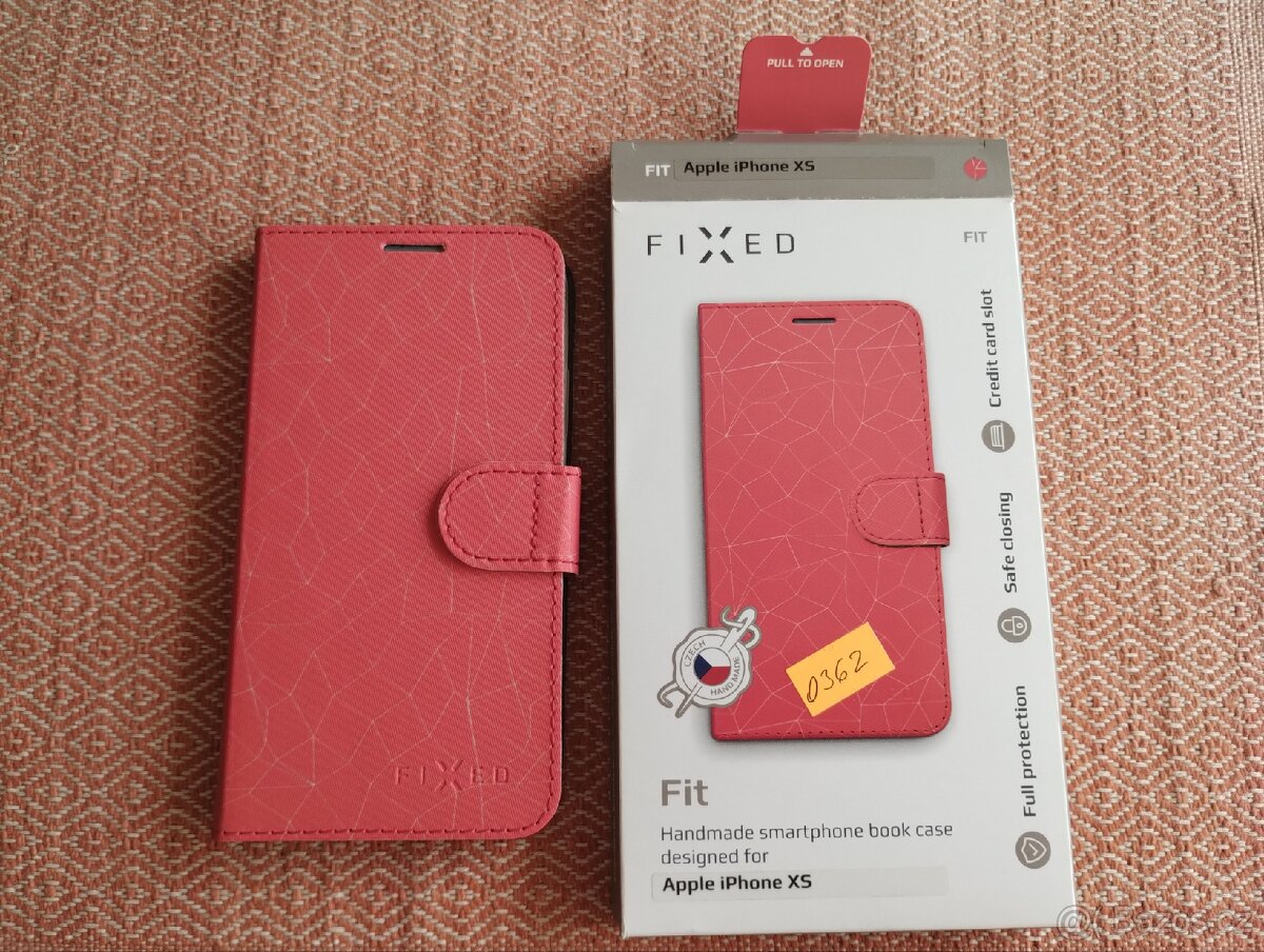 Pouzdro typu kniha Fixed Fit pro Apple IPhone XS