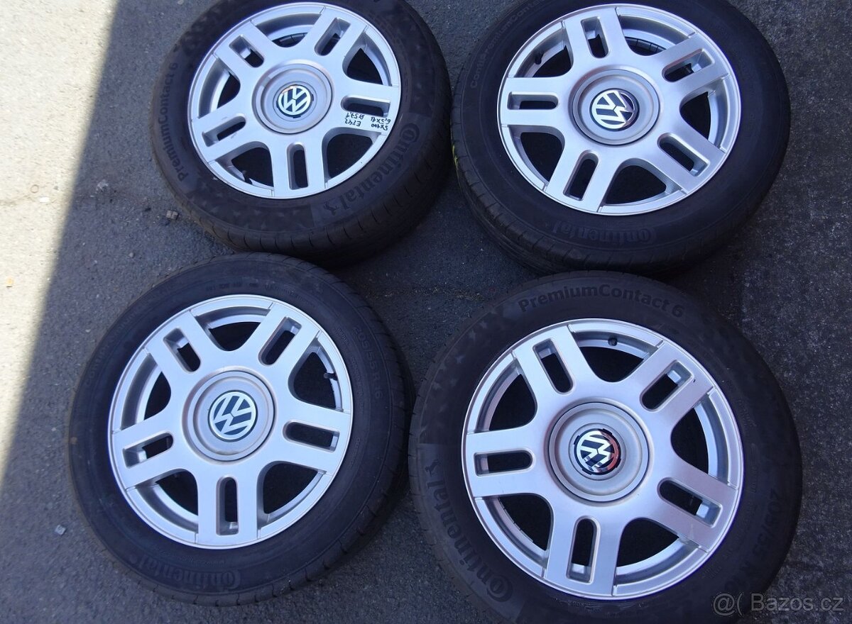Alu disky origo Volkswagen, 16", 5x100,ET 42, letní sada