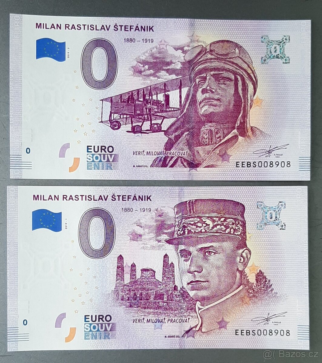 Stefanik 0 EURO 2019 DVOJICA ROVNAKE CISLA
