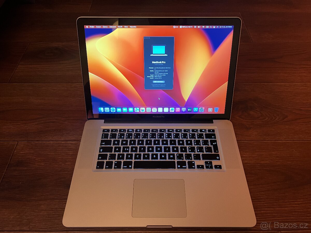 MacBook Pro 15” (Mid - 2010) 256GB SSD/8GB RAM