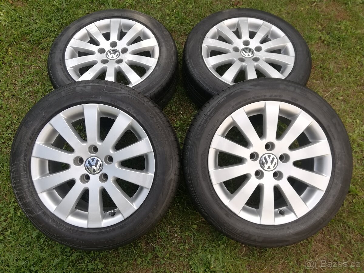 alu VW Passat B6,Passat B7,letní 205/55/16, alu VW 5x112