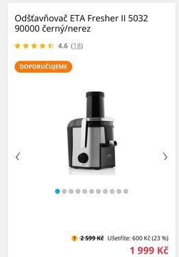 Odšťavňovač ETA