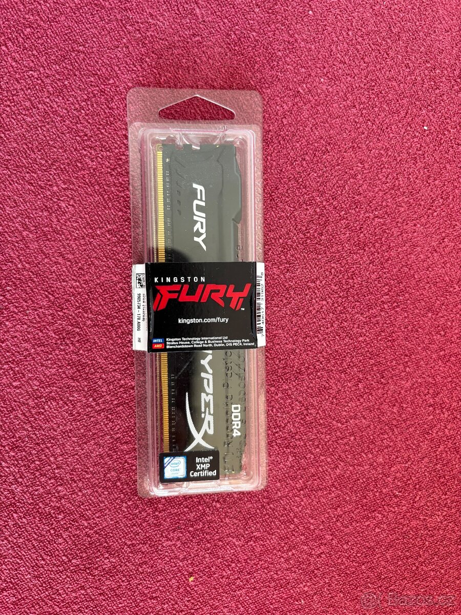 HyperX 16GB DDR4 2400MHz CL15 Fury Black Series