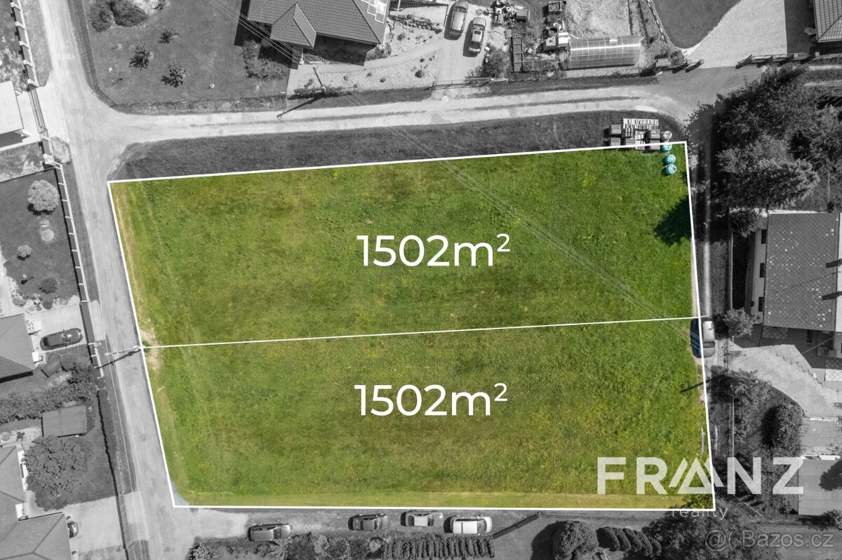 Prodej stavebního pozemku 1502 m², Horní Domaslavice