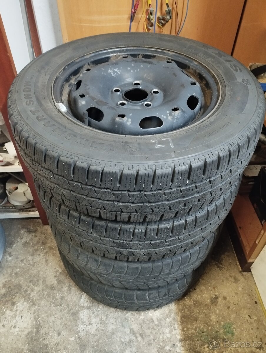 Kompletní zimní kola 175/70 R14 na Škoda Fabia