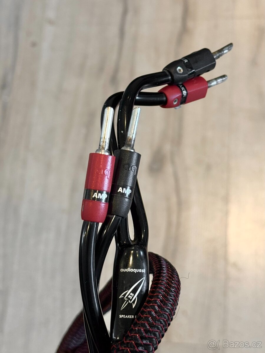 Audioquest Rocket 33 reproduktorová sada kabelů