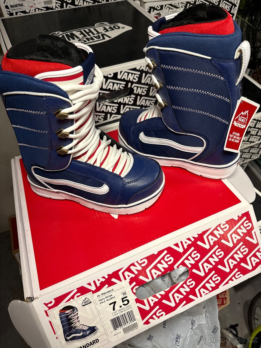 Snowboardové boty Vans, navy/strape vel 38