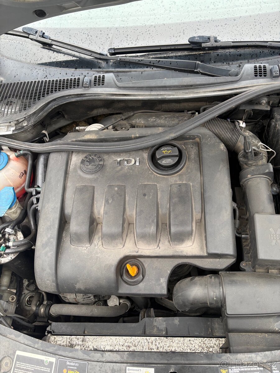 Škoda motor 1.9tdi 77kw BXE