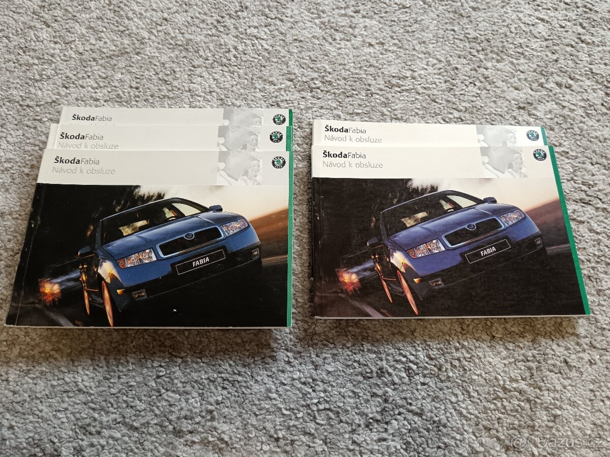 Návod k obsluze Škoda Fabia 1