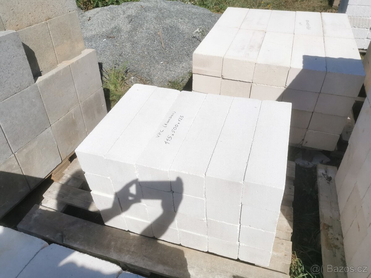 Zbytky VPC cihel KS-Kimmstein 115/12 (498x115x123 mm)