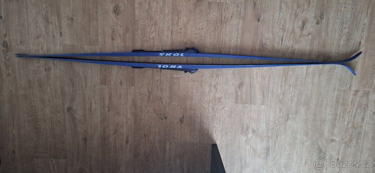 Pánské běžky SKOL 195 cm + vázání ZDARMA