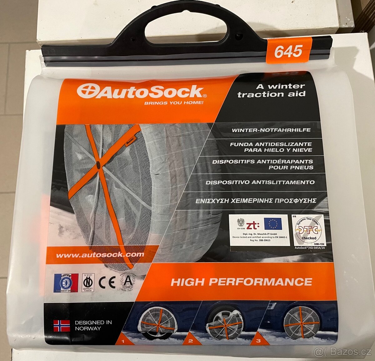 Textilní sněhové řetězy 645