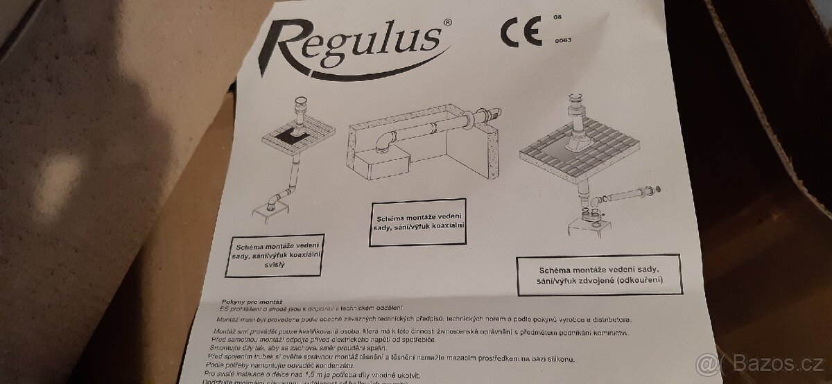 Regulus - odkouření pro turbo kotle.