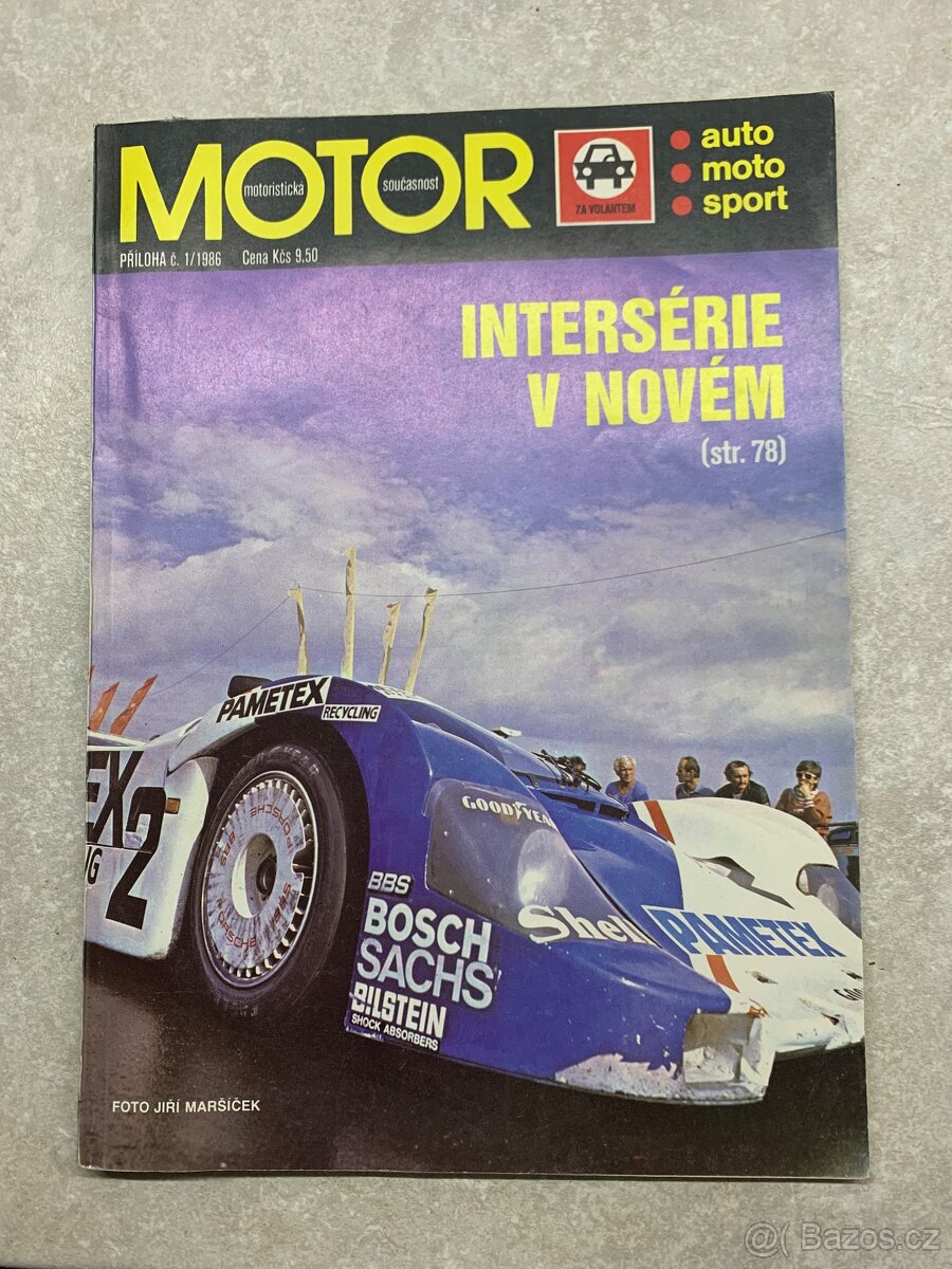 Časopis Motor rok 1986
