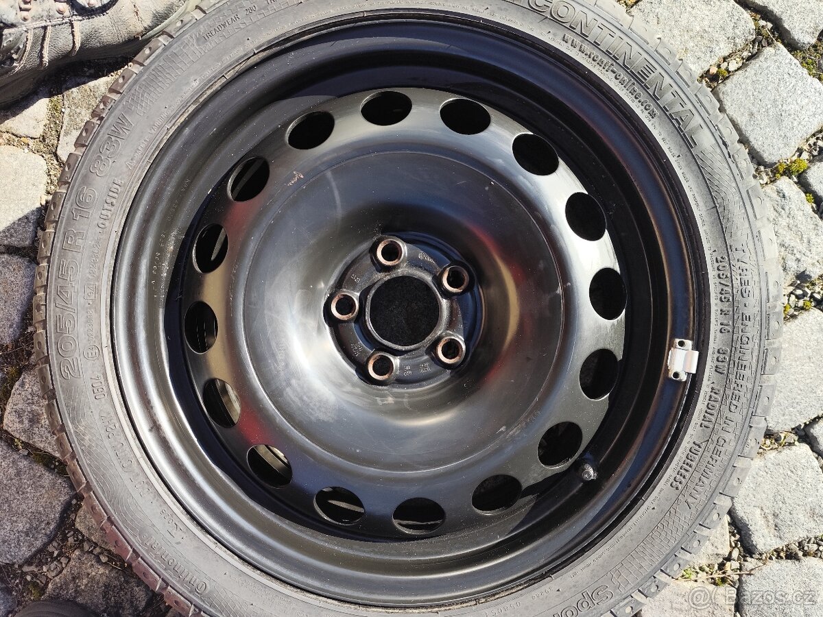 Prodám plechový disk 5x100 R16