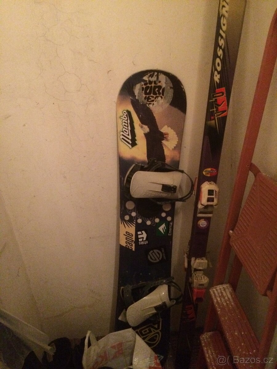 Lyže + boty rossignol DV7
