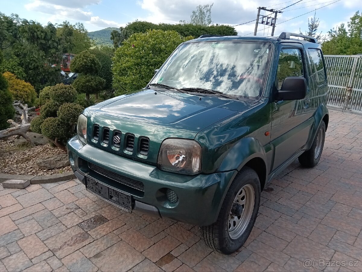 Suzuki jimny 1.3 16v,4x4,rok2002, dobrý stav