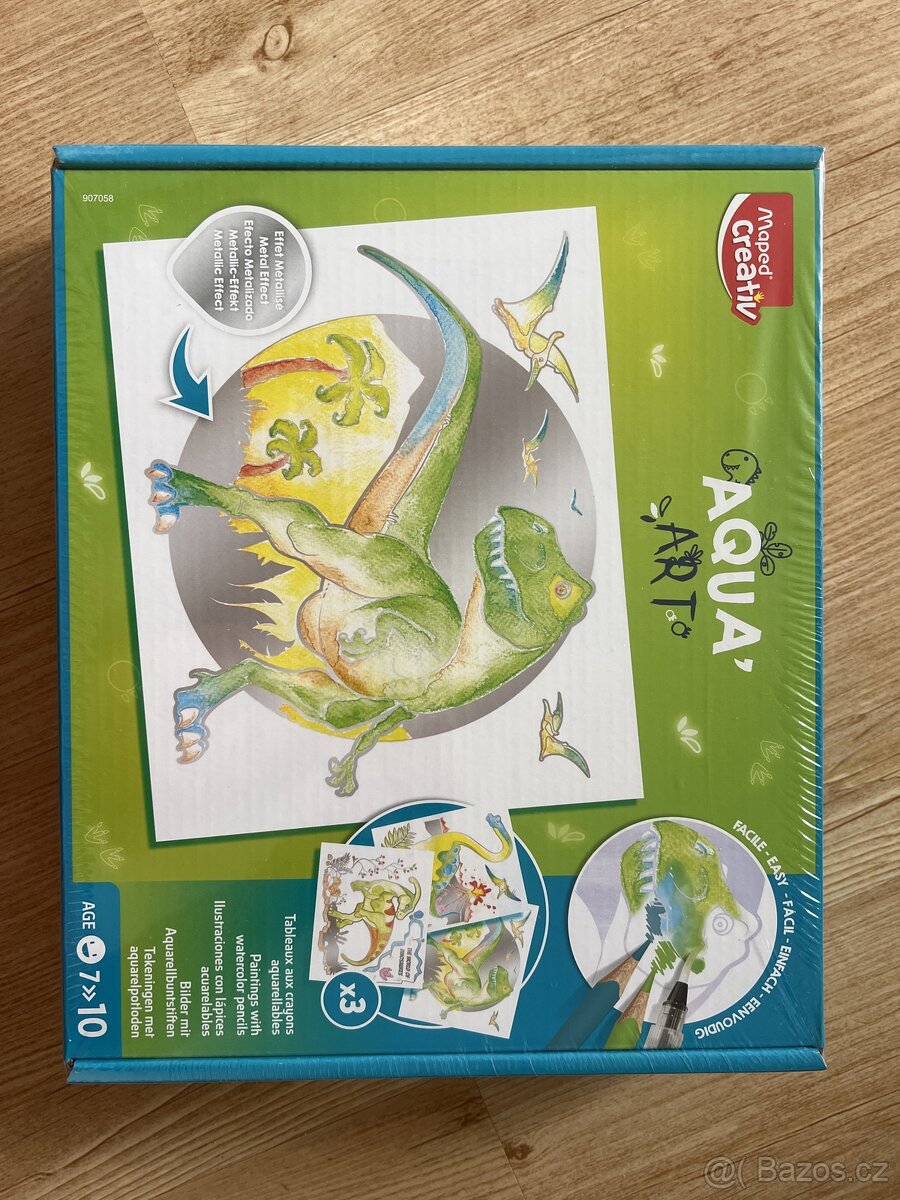 Sada Maped Creativ - akvarelové obrázky - Dinosaurs