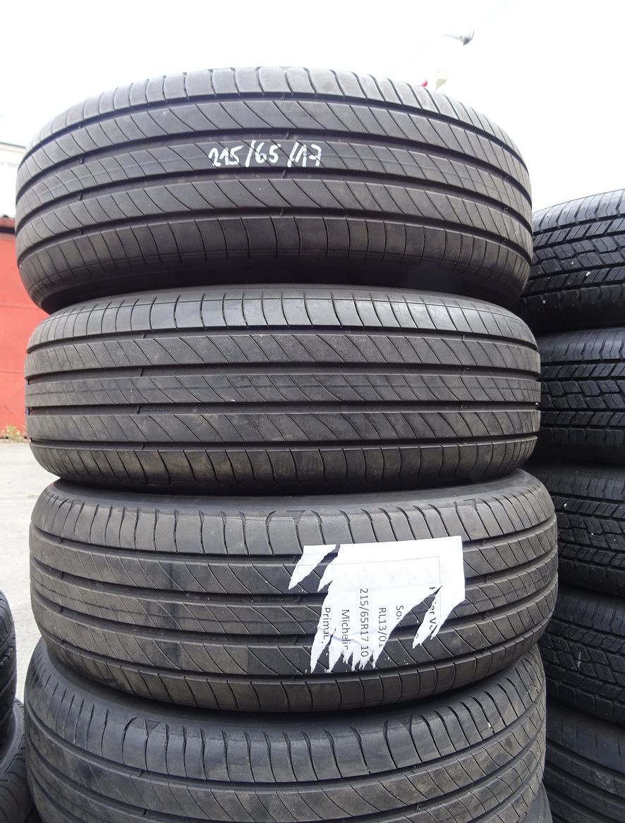 Letní pneu Michelin, 215/65/17, 4 ks, 5 mm