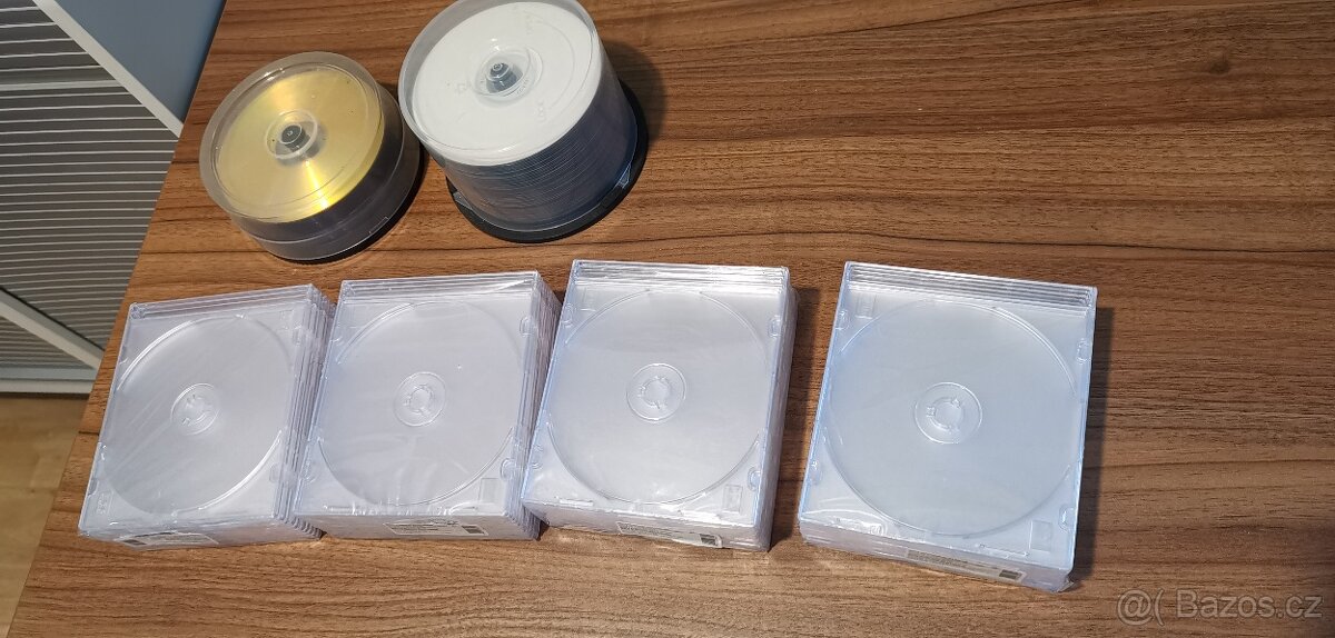 Vypalovací CD a DVD, krabičky