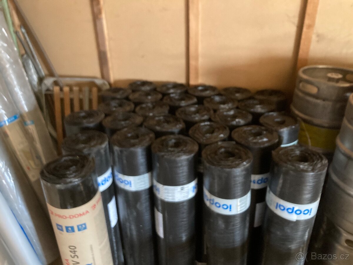 hydroizolace, asfaltove pasy 200m2 koupim